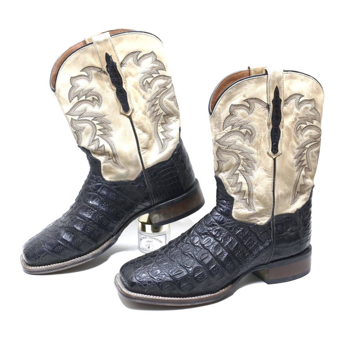 高評価なギフト 《良品◎/メキシコ製》DAN POST 革靴 28.5cm相当 US10