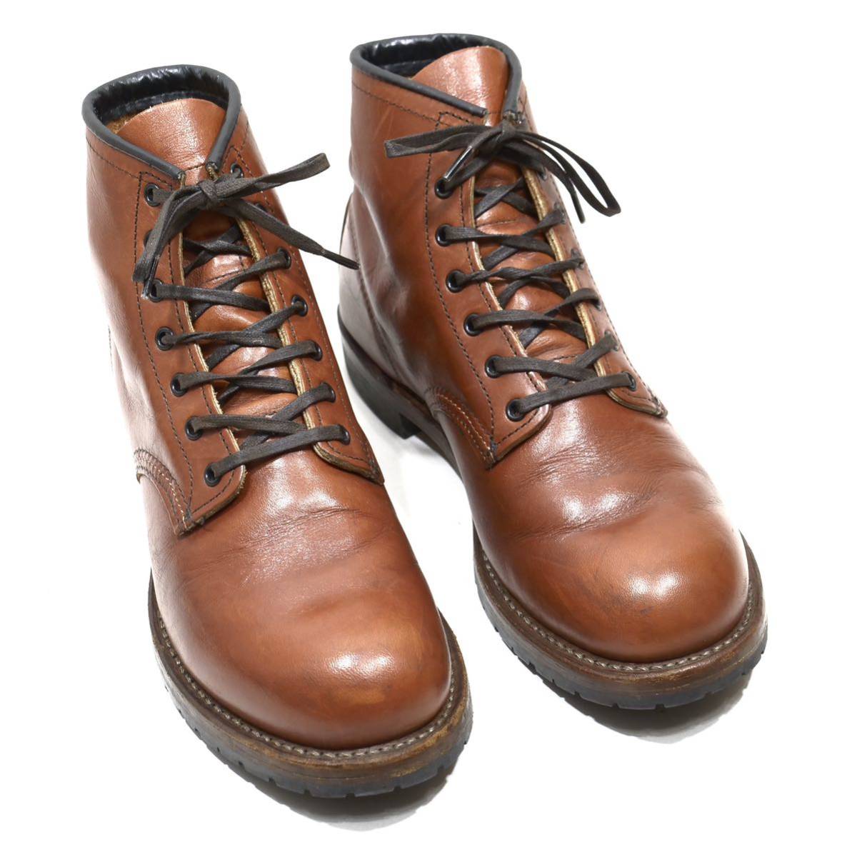 《廃盤稀少◎》REDWING レッドウイング 9022 ベックマン ブリックセトラーレザー ブラウン ワークブーツ US7.5D 25.5cm相当 メンズ 革靴