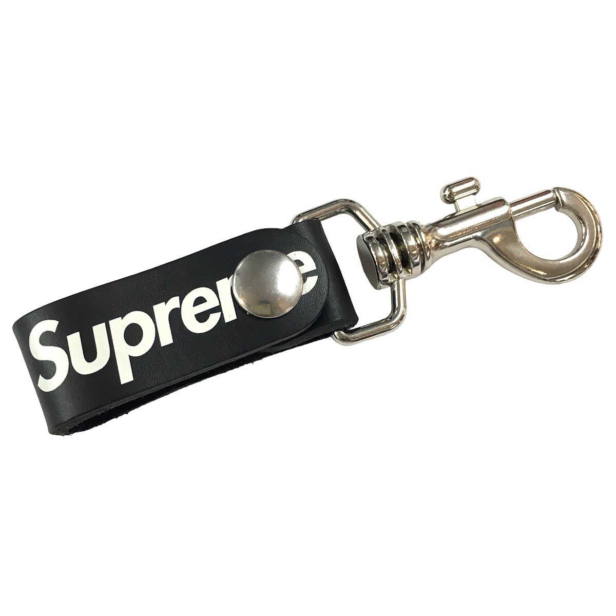SUPREME　 21SS Leather Key Loop ロゴ レザー キーループ 商品番号：8056000159677