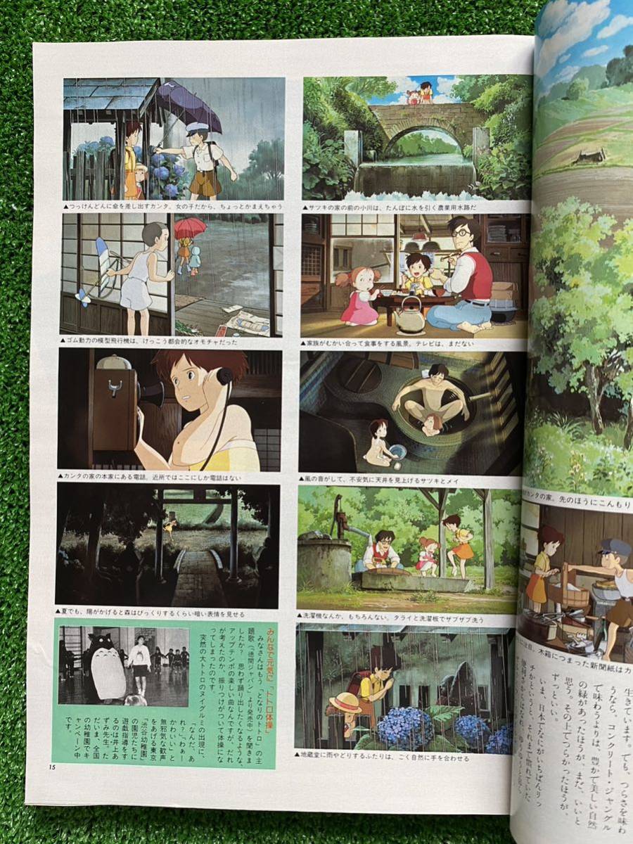 【激レア】アニメージュ　1988年5月　となりのトトロ ジブリ　宮崎駿　ANIMAGE STUDIO GHIBLI_画像5