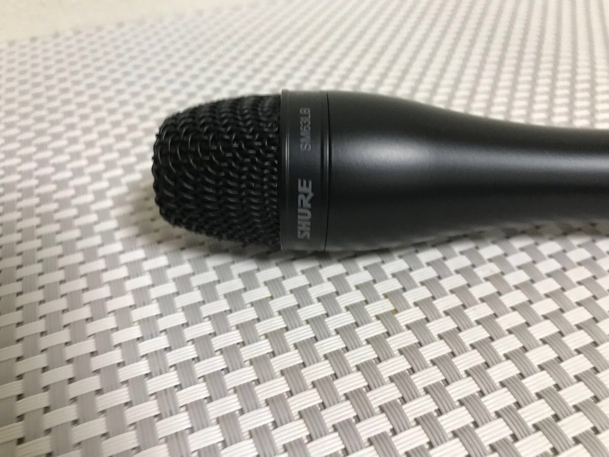 SHURE SM63LB リポーターマイク ダイナミックマイク シュアー SHURE SM63LB リポーターマイク ダイナミックマイク シュアー