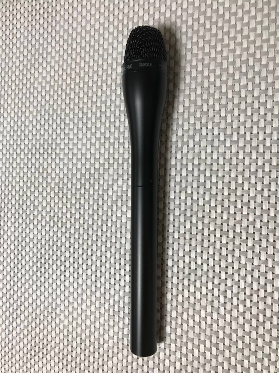SHURE SM63LB リポーターマイク ダイナミックマイク シュアー