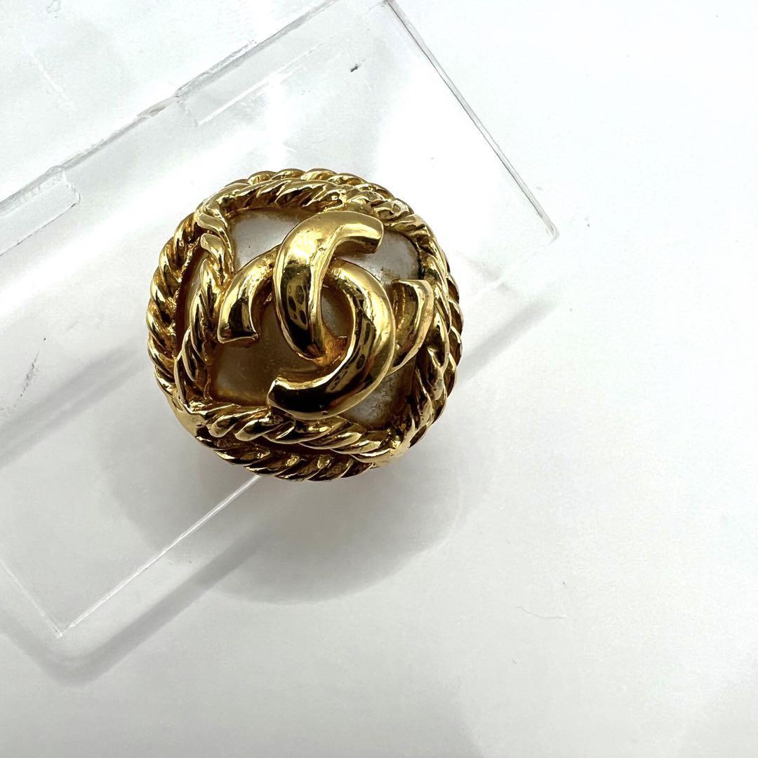 極美品】シャネル イヤリング ココマーク 片耳 95A サークル-