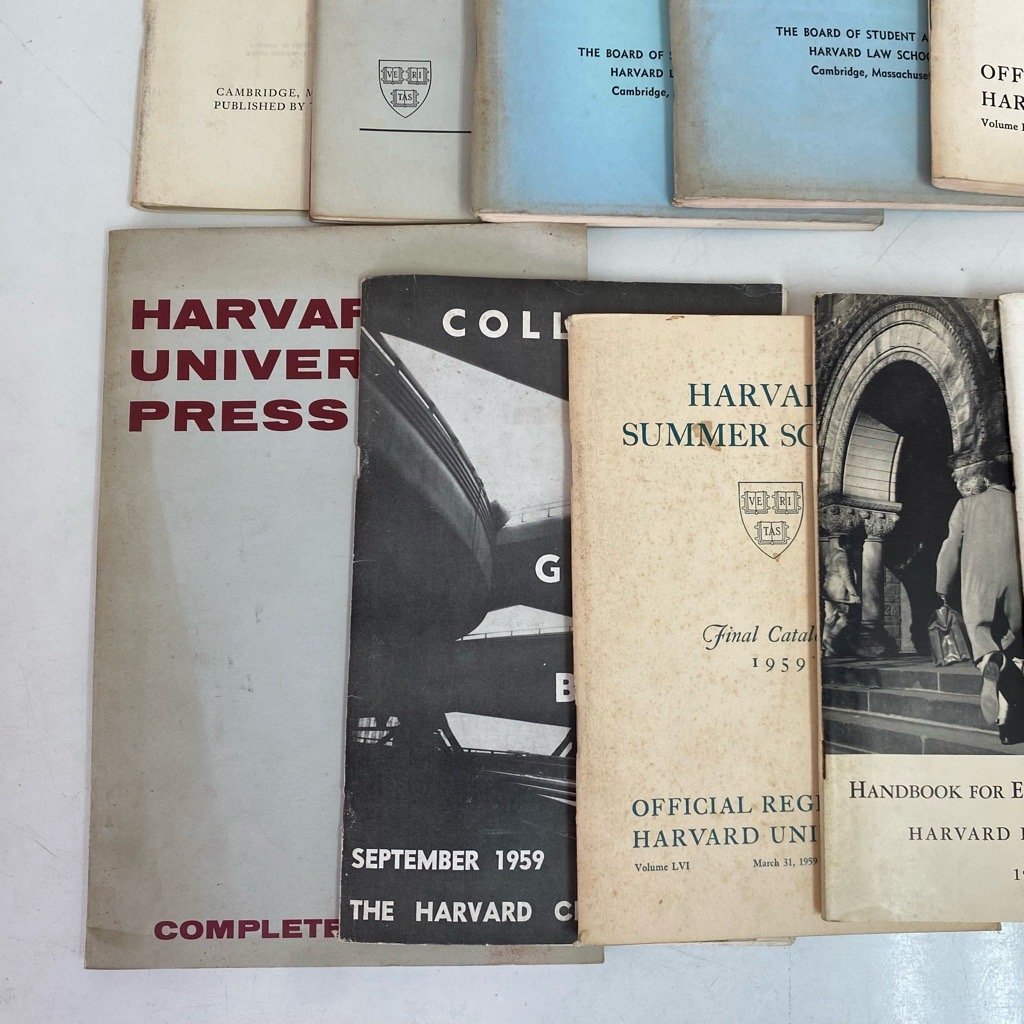 【 HARVARD UNIVERSITY PRESS 1959年～1960年発行 まとめて 】ハーバード大学 広報 古雑誌 古書 古本 digjunkmarke_画像6