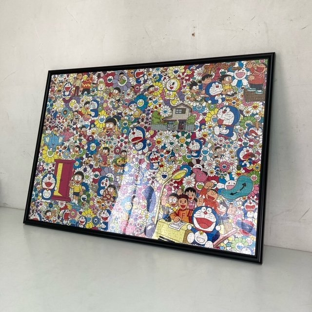 村上隆 × ドラえもん展 1000ピース ジグソーパズル【あんなこといいな できたらいいな】Takashi Murakami 額装 現状品 digjunkmarket_13-1809