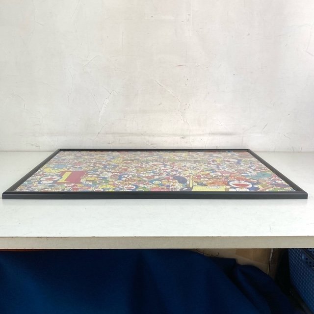 村上隆 × ドラえもん展 1000ピース ジグソーパズル【あんなこといいな できたらいいな】Takashi Murakami 額装 現状品 digjunkmarket_画像3