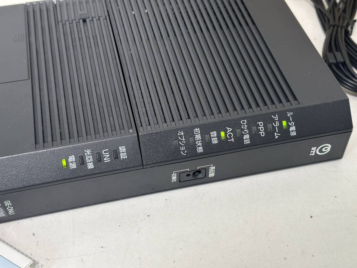 NTT PR-400MI 本体 GE-ONU ルーター ひかり電話ルーター NTT PR-400MI 本体 GE-ONU ルーター ひかり電話ルーター