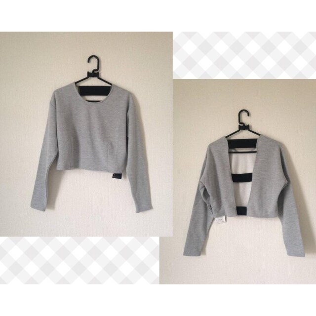  new goods # regular price 4500 jpy EGOIST Egoist # gray back cut sweat sweatshirt free size 