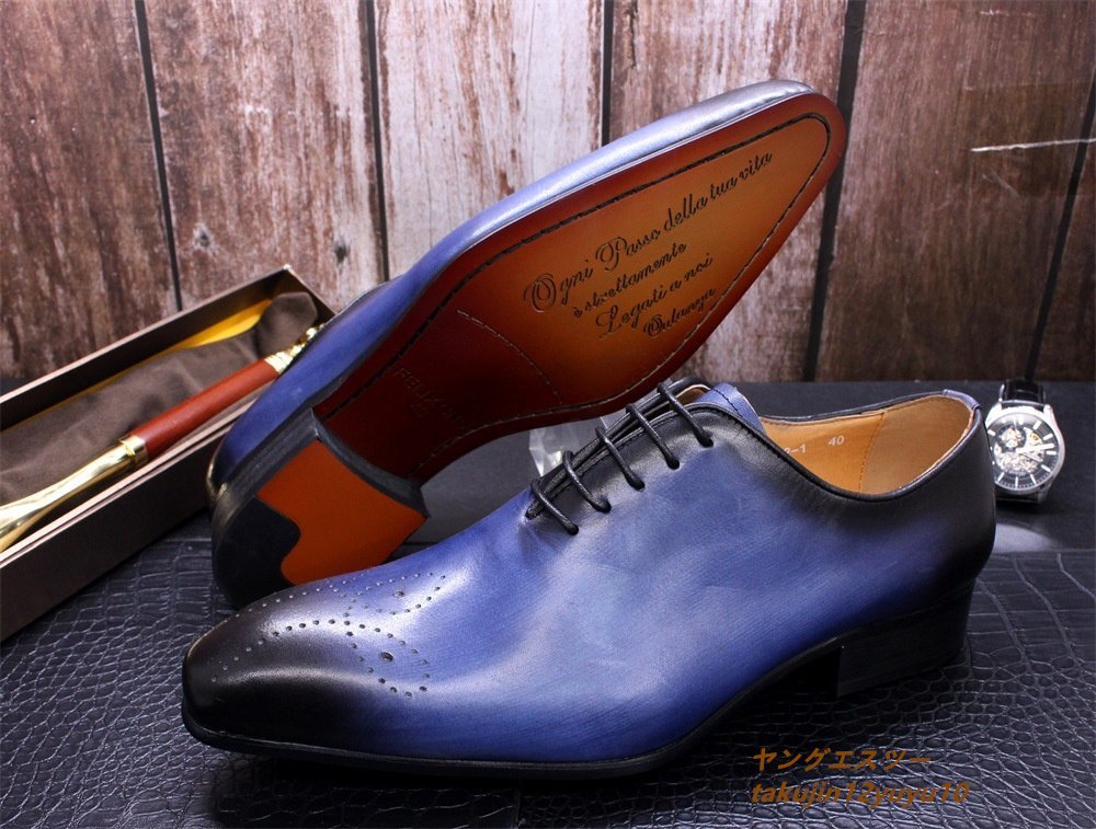 大人気 革靴 フォーマル 紳士靴 最高級 本革レザーシューズ 彫り 職人