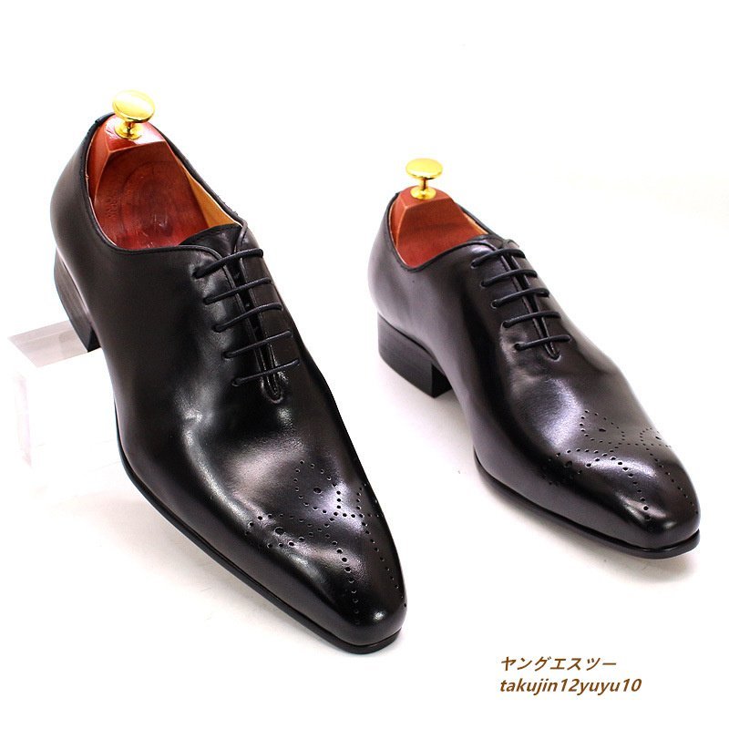 驚きの価格 フォーマル革靴 紳士靴 最高級 本革レザーシューズ 彫り