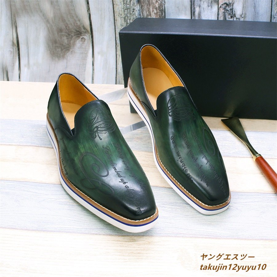 驚きの価格 革靴 紳士靴 スニーカー 厚底 本革レザーシューズ 彫り