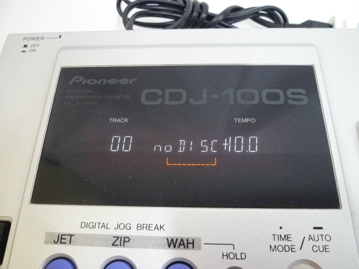 中古品』Pioneer/パイオニア プロフェッショナルCDプレーヤー CDJ-100S