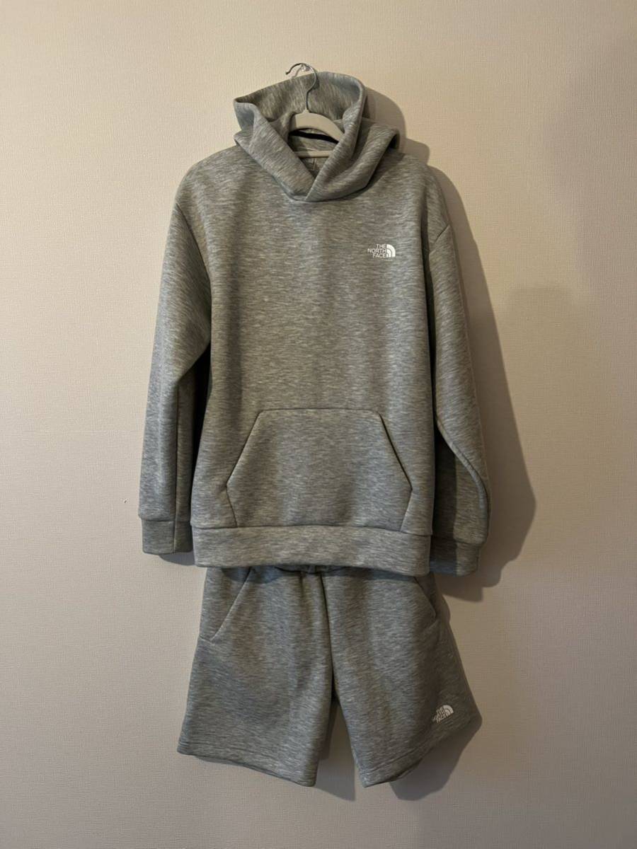 ノースフェイス テックエアー スウェット セットアップ パーカー ショートパンツ THE NORTH FACE フーディー Logo ザノースフェイス  HOODIE