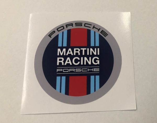 ポルシェ Martini Racing ステッカー ラウンド マルティーニ レーシング Porsche 911 996 997 991 992 718 356 930 964 993 (-lst05_画像1