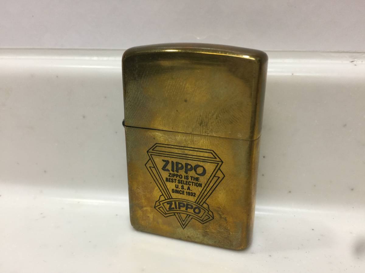 Zippo ジッポー BRASS ZIPPO IS THE BEST SELECTION U.S.A. SINCE 1932