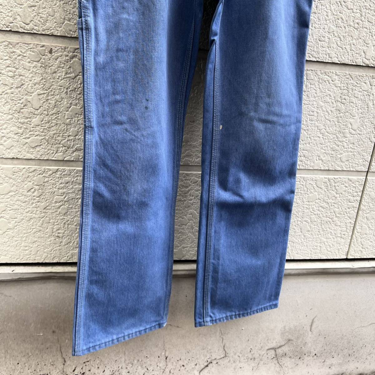 70s 80s USA製 ペインターパンツ デニムパンツ 珍品 TOUGHSKINS ジーンズ ジーパン アメリカ製 古着 vintage ヴィンテージ ワークパンツ_画像5