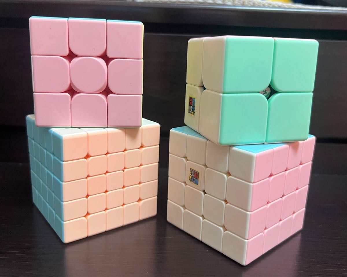 ルービックキューブ2x2 3x3 4x4 5x5 スピードキューブ  4点セット