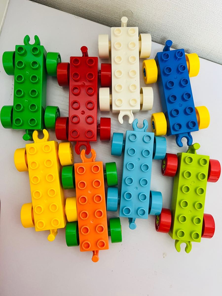 機関車セット　汽車　ブロック 車 デュプロ 知育玩具 レゴ互換