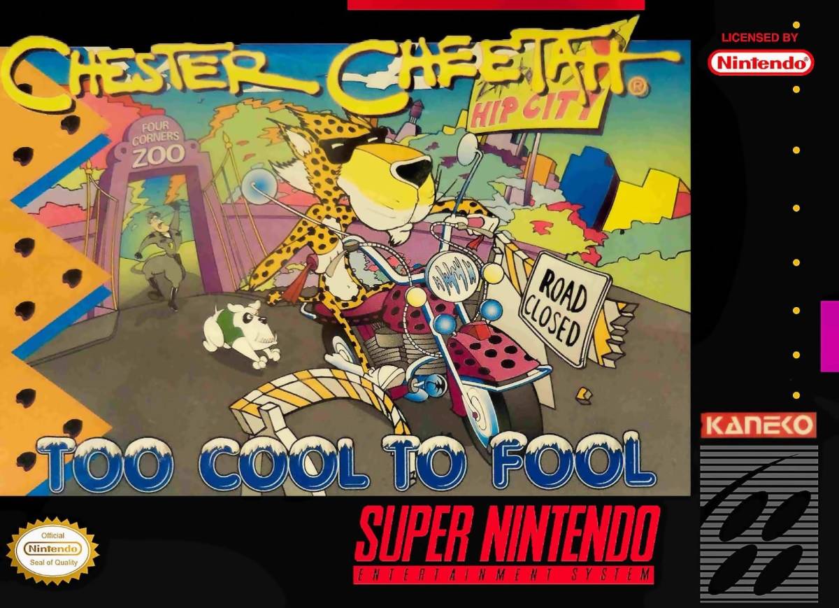 ★送料無料★北米版 スーパーファミコン SNES Chester Cheetah Too Cool To Fool チェスター・チーター