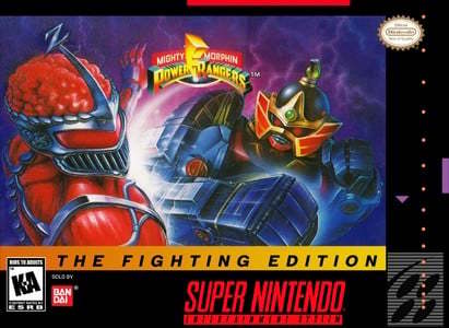 ★送料無料★北米版 スーパーファミコン SNES Mighty Morphin Power Rangers Fighting Edition マイティモーフィンパワーレンジャーズ