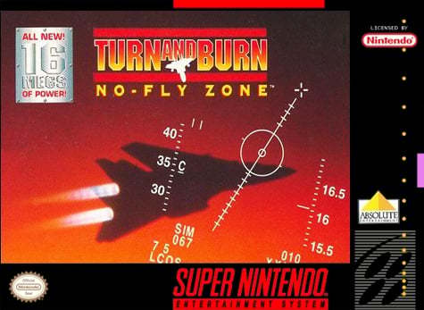 ★送料無料★北米版 スーパーファミコン SNES Turn and Burn No Fly Zone ターンアンドバーン_画像2