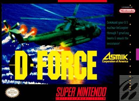 ★送料無料★北米版 スーパーファミコン SNES D-Force