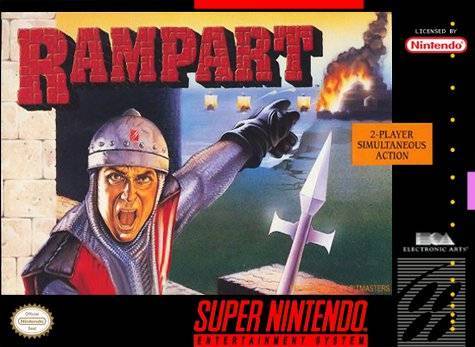 ★送料無料★北米版 スーパーファミコン SNES Rampart ランパート