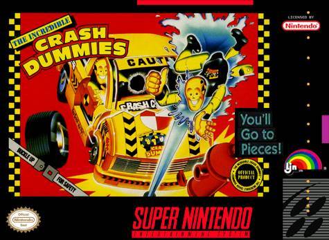 ★送料無料★北米版 スーパーファミコン SNES Incredible Crash Test Dummies クラッシュ・ダミー