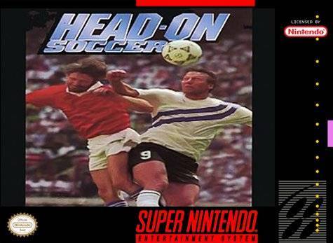 ★送料無料★北米版 スーパーファミコン SNES Head-On Soccer ヘッドオン サッカー フィーバー ピッチ サッカー_画像1