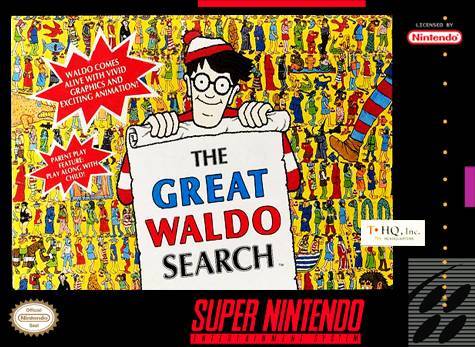 ★送料無料★北米版 スーパーファミコン SNES Great Waldo Search ウォーリーをさがせ！