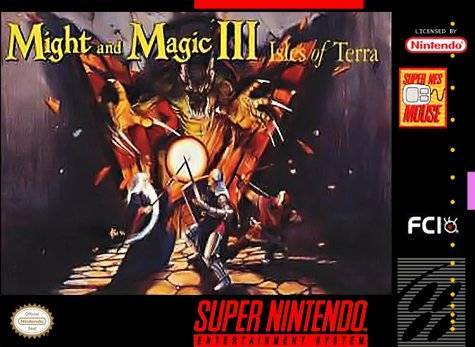 ★送料無料★北米版 スーパーファミコン SNES Might and Magic 3