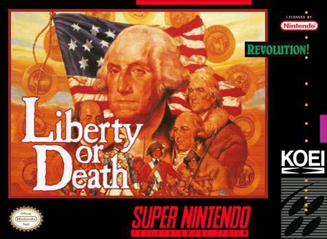 ★送料無料★北米版 スーパーファミコン SNES Liberty or Death 独立戦争