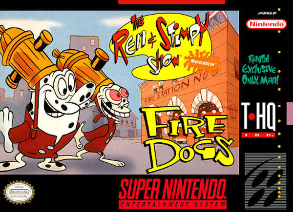 ★送料無料★北米版 スーパーファミコン SNES Ren and Stimpy Fire Dogs スーパーファミコン SNES Ren and Stimpy Fire Dogs