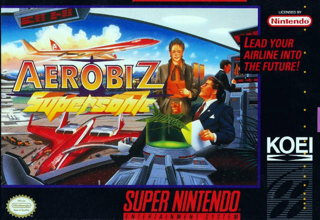 ★送料無料★北米版 スーパーファミコン SNES Aerobiz Supersonic