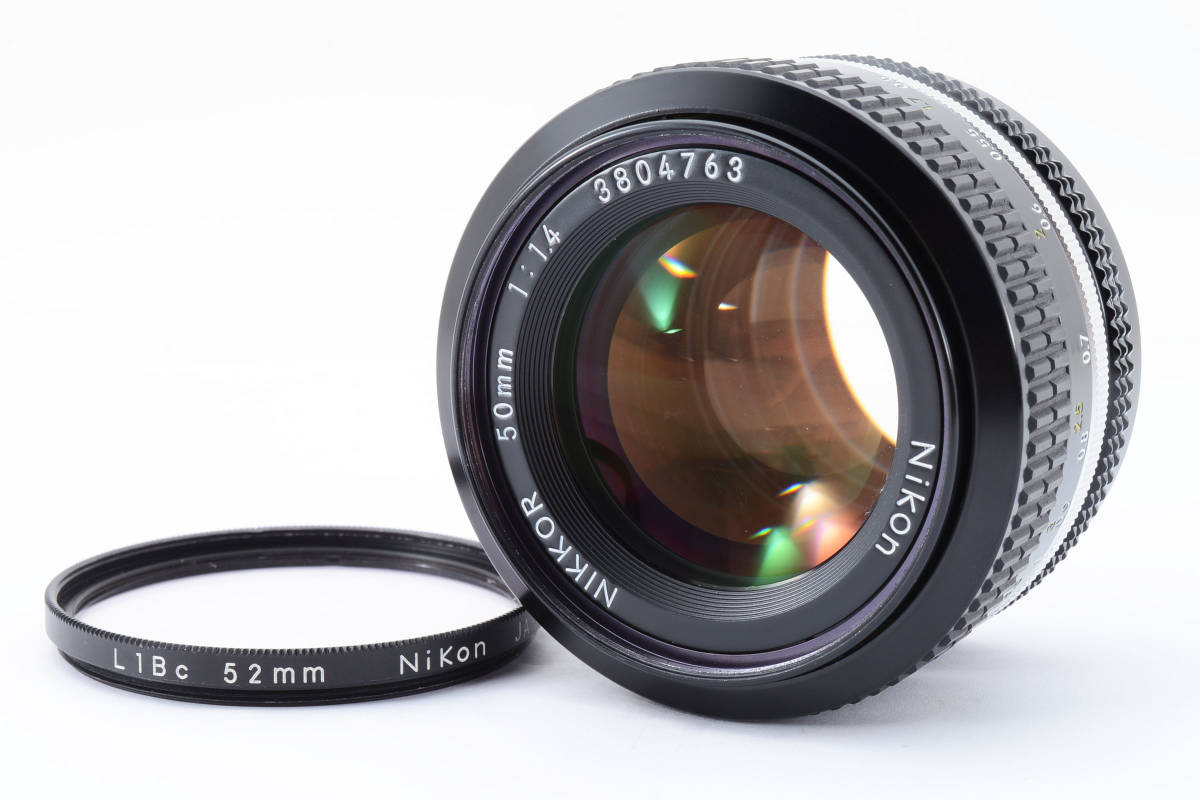 最適な価格 良好レンズ ♯A4307 F1.4 50mm NIKKOR Nikon ニコン ニコン