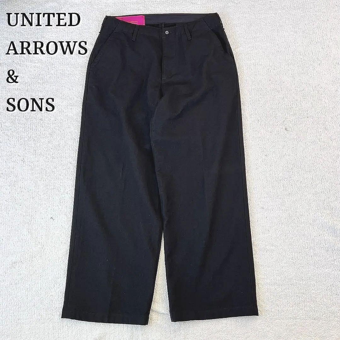 ラッピング不可】 SONS & ARROWS UNITED ウール L ブラック ワイド