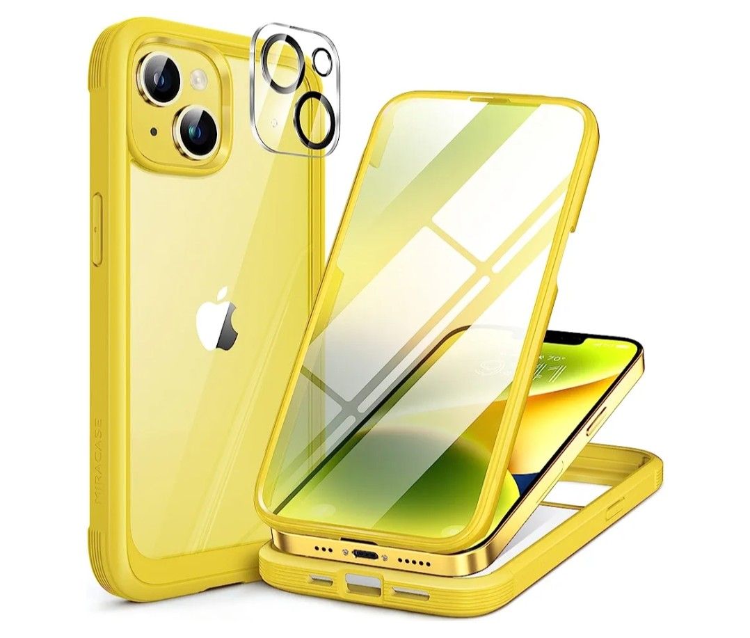 iPhone 14 イエロー 128GB SIMフリー 未開封のケース2つ付き|PayPayフリマ