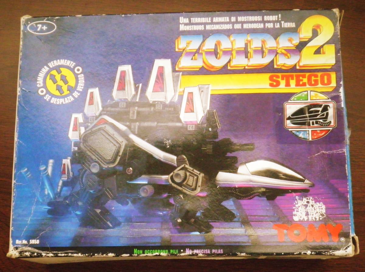 希少 レア 海外 ゾイド ZOIDS２ STEGO ゴルヘックス 未開封 未組立品 旧ゾイド メッキ 送料無料