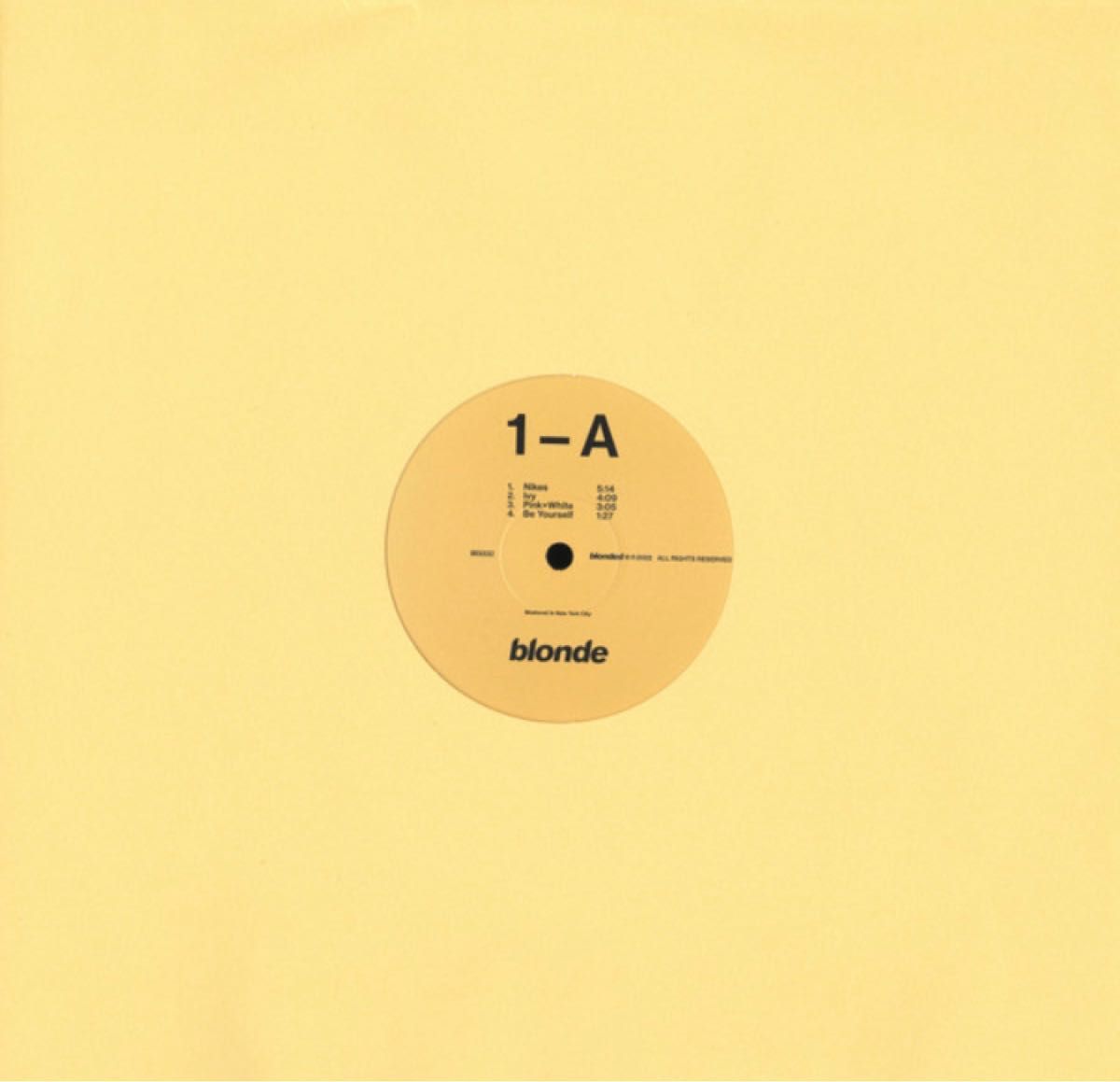 frank ocean blond blonde 2LP レコード フランクオーシャン frank ocean blond blonde 2LP レコード フランクオーシャン