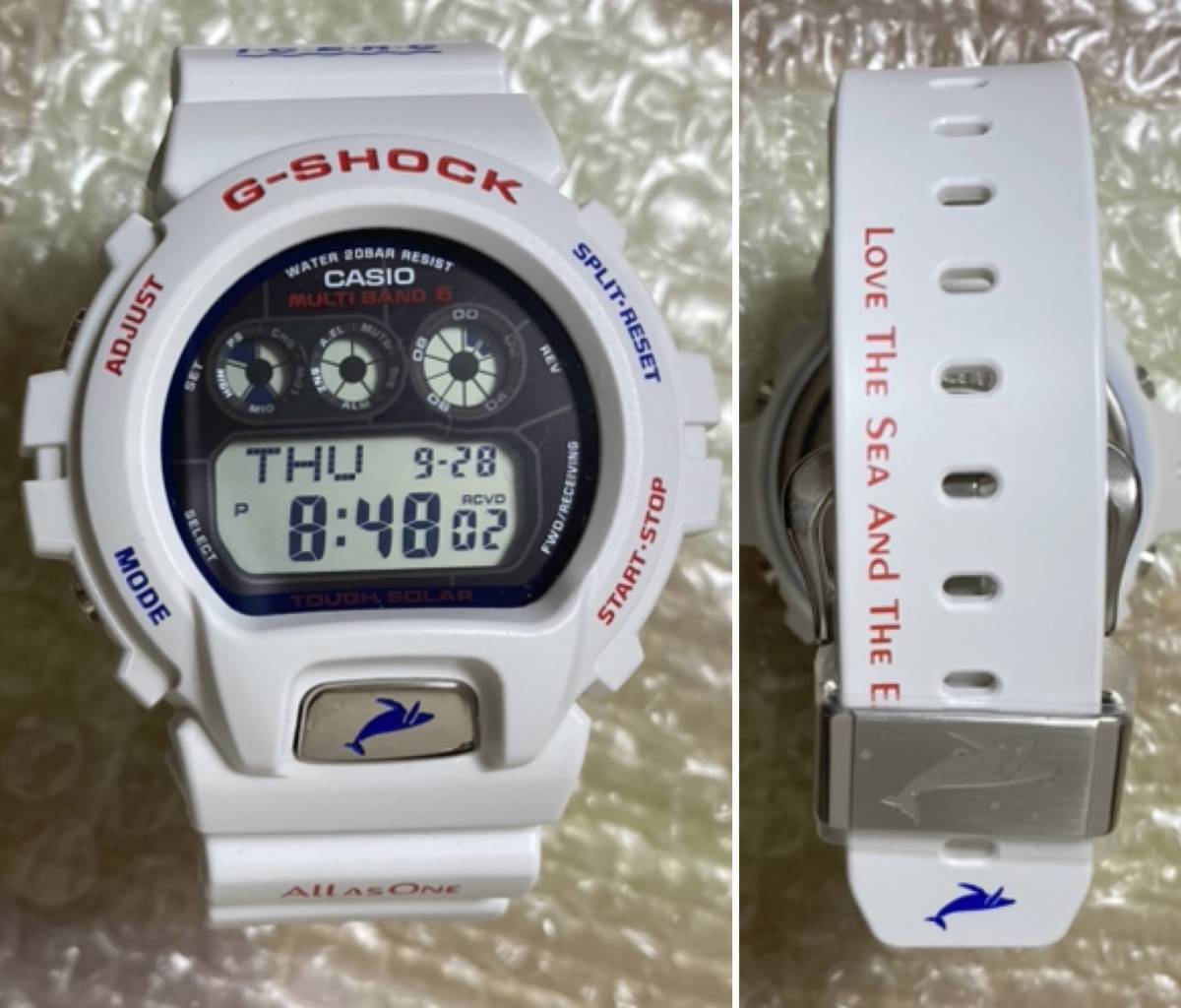 9Z19★G-SHOCK Gショック GW-6901K-7JR★ 電波ソーラーマルチバンド6★未使用★イルカクジラ会議2017イルクジ_画像3