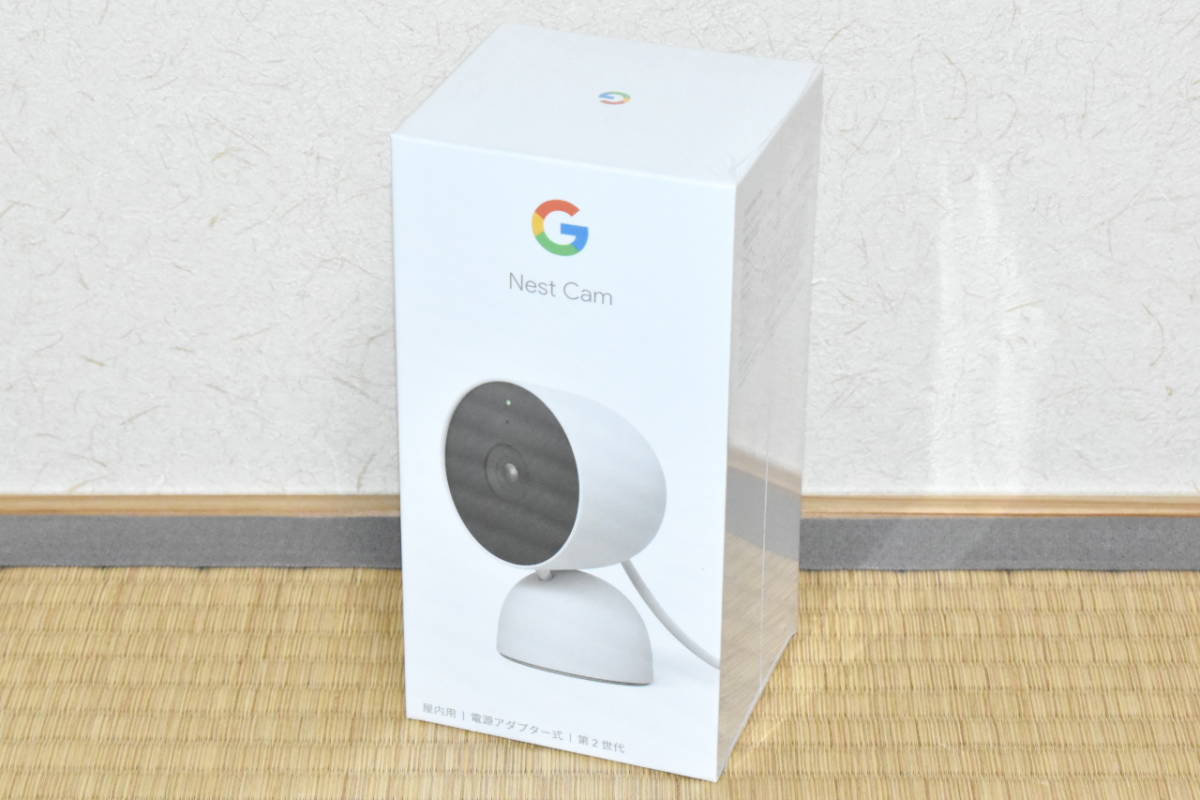 [126] 新品 未開封 Google Nest Cam グーグル ネストカム ホワイト GA01998-JP_画像1