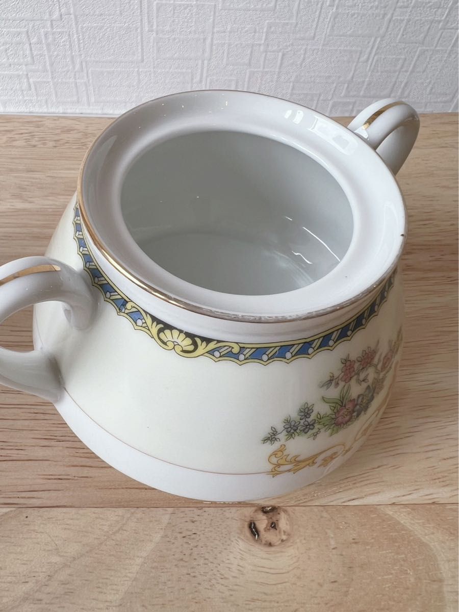 Noritake ノリタケ　シュガーポット　オールドノリタケ　ヤジロベー印　1911-1940