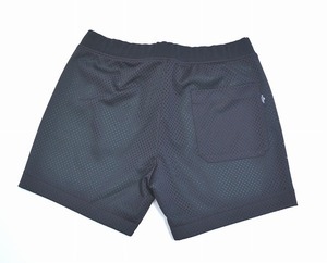 Mr. GENTLEMAN Mr. jento Le Mans REVERSIBLE MESH SHORTS reversible mesh shorts S BLACK×GREEN HALF PANTS short pants 