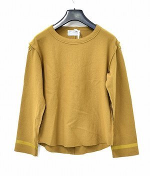 Azuma. アズマ Inside-Out Pullover インサイドアウト プルオーバー 0(M) キャメル Wool Knit ウール ニット カットソー セーター_画像1