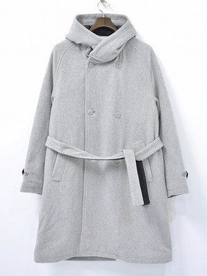 bukht ブフト DETACHABLE HOODED COAT デタッチャブルフーデッドコート 1(M) シンサレート中綿ライナー DUBLE BREAST ダブルブレスト_画像1