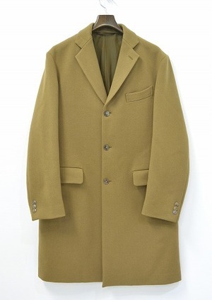 COMOLI コモリ CHESTER COAT チェスターコート 3 CAMEL キャメル CHESTERFIELD チェスターフィールド_画像1