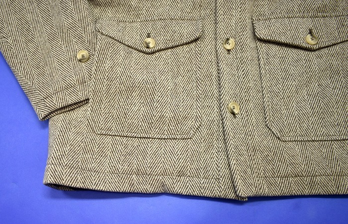 mfpen （エムエフペン）ROOM JACKET ルームジャケット ORGANIC BROWN HERINGBONE WOOL オーガニック ヘリンボーン ウール ブルゾン 1LDK_画像5