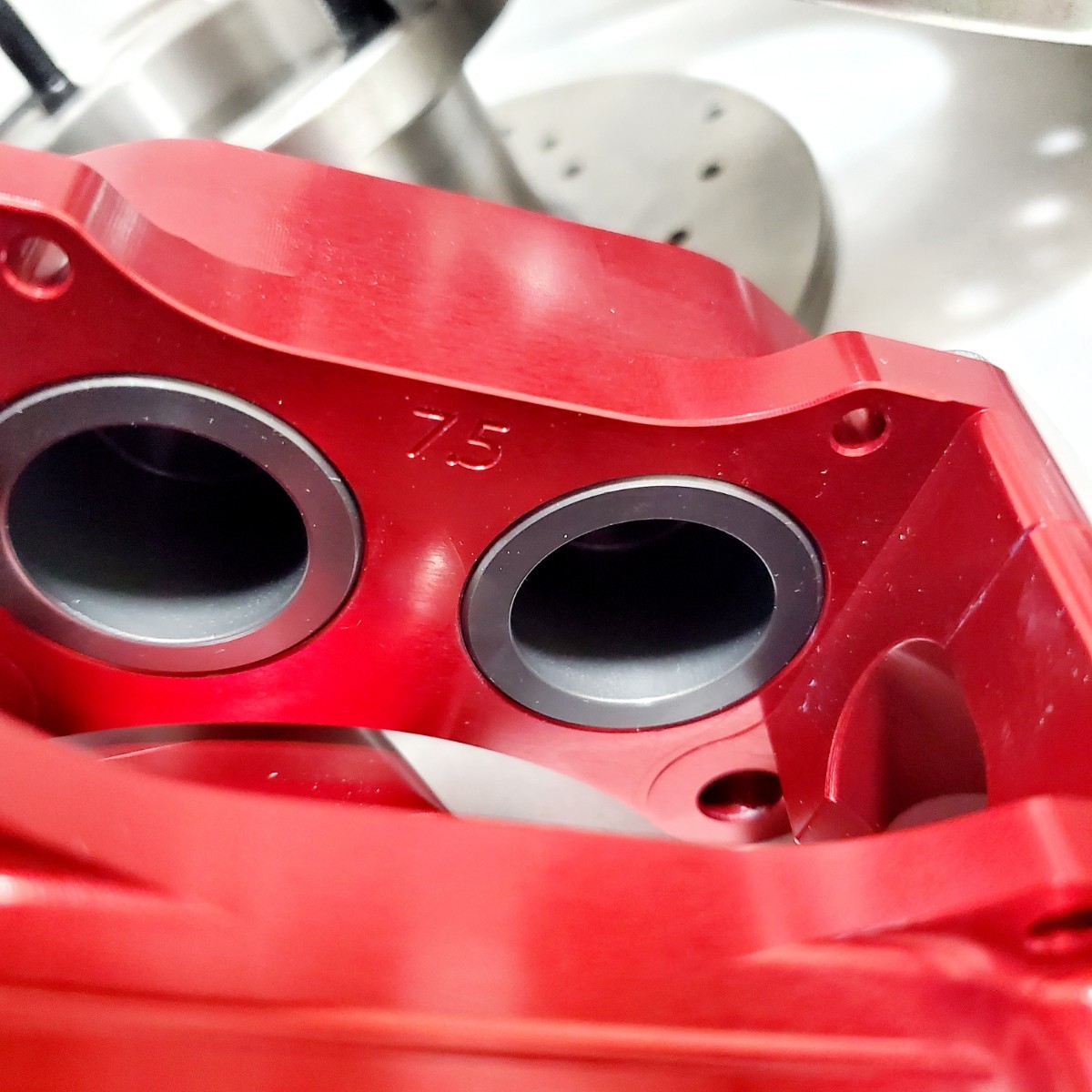 ローバーミニ アルミ４ＰＯＴ　１０インチキット　ローバーミニ ブレーキ　コンバージョン キットBMC　ＲＯＶＥＲ　MINI COOPER 赤色 新品_画像3