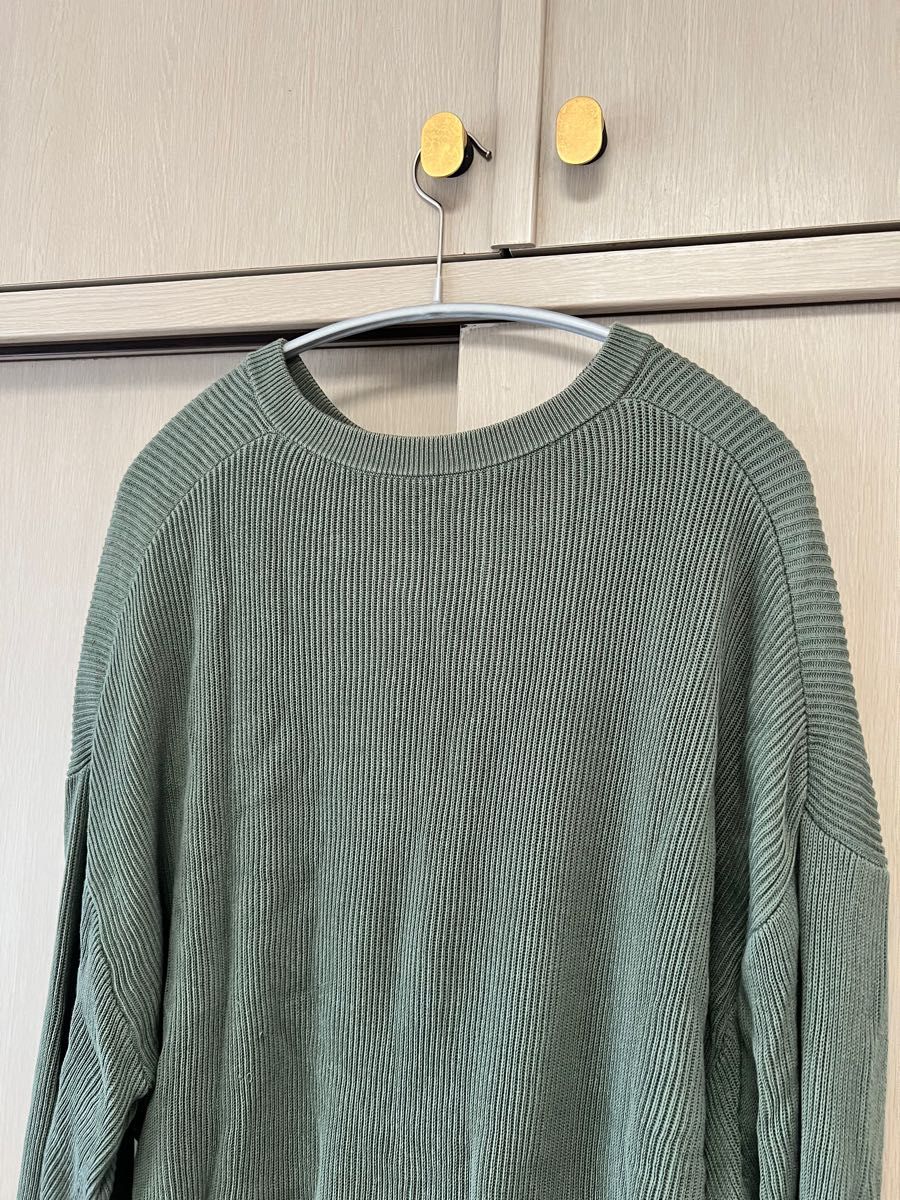 値下げ致しました。秋に大活躍 crepuscule HENRY KNIT ヘンリーネック コットンニット beams ビームス