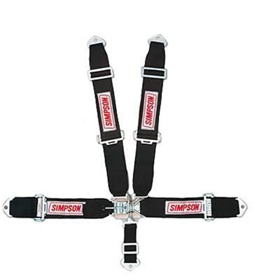  Simpson SIMPSON 5 -point type seat belt Vtype black black very thick 3 -inch belt / Harness 3inch